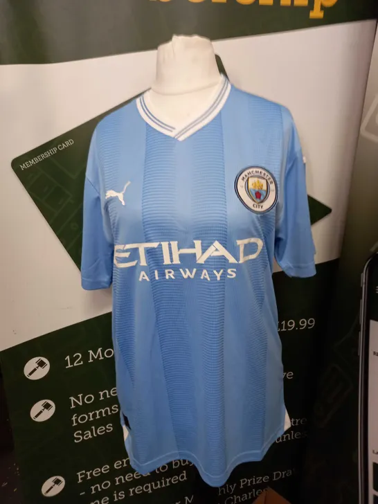 MANCHESTER CITY FC HOME SHIRT 23/24 SIZE M