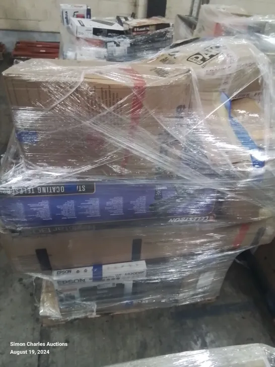 PALLET OF APPROXIMATELY 15 UNPROCESSED RAW RETURN HOUSEHOLD AND ELECTRICAL GOODS TO INCLUDE;