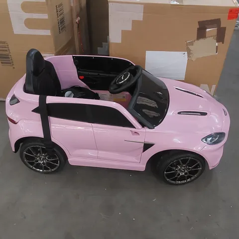 COSTWAY ASTON MARTIN DBX 12V KIDS RIDE ON CAR - PINK