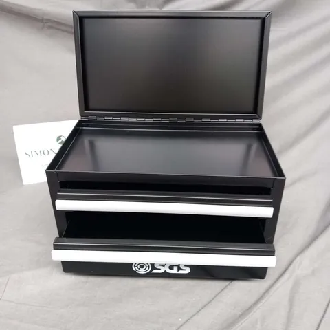 BOXED SGS BLACK MINI TOOL BOX 