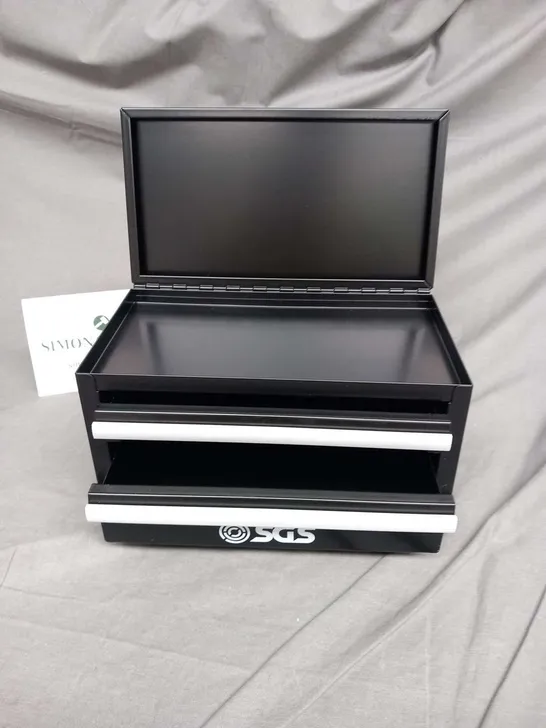 BOXED SGS BLACK MINI TOOL BOX 