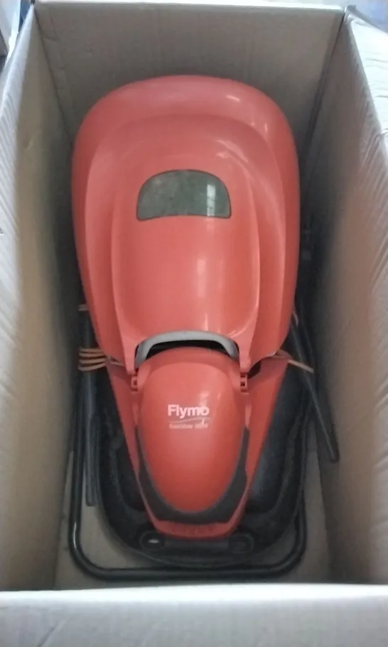 BOXED USED FLYMO EASIGLIDE 360V LAWN MOWER 