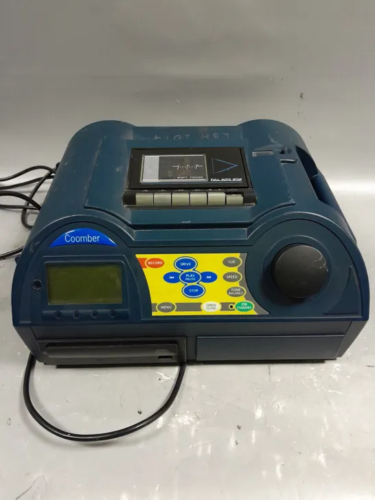 COOMBER 6121 REAL TIME CD RECORDER AND CASSETTE RECORDER 