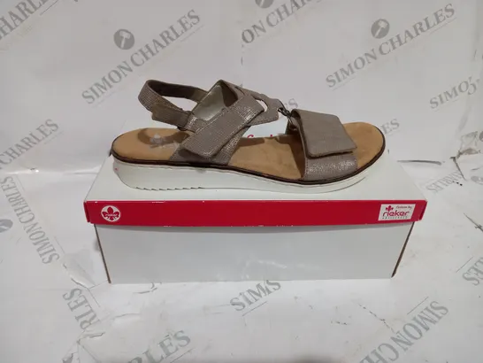 BOXED RIEKER BIEGE SANDALS SIZE 41