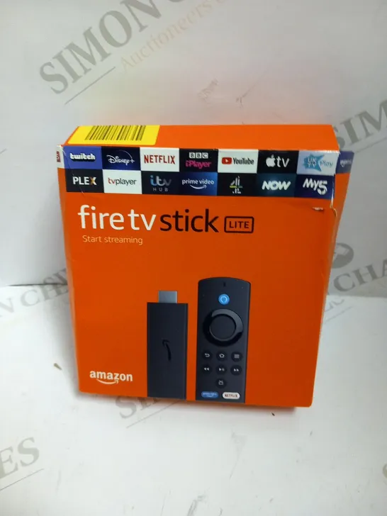 BOXED AMAZON FIRE TV STICK LITE