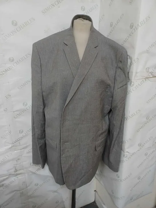 MENS TEXTURED SUIT JACKET - GREY