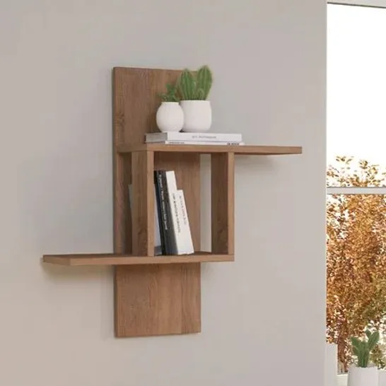 BOXED MILL FLOATING SHELF