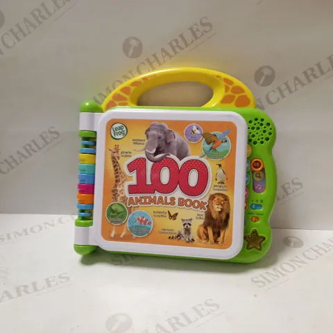 LEAP FROG 100 ANIAMLS BOOK LEARNING TOY