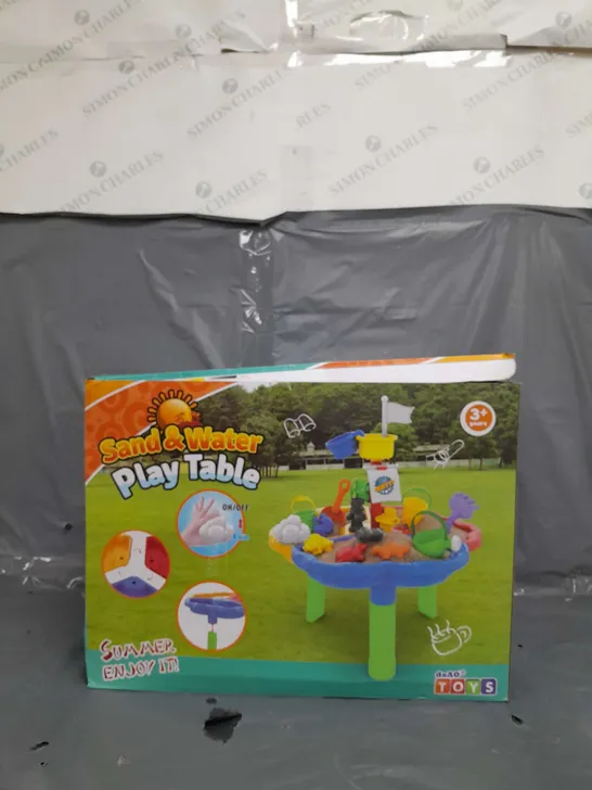 BOXED SAND AND WATER PLAY TABLE