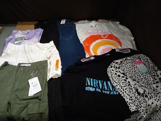 LARGE QUANTITY OF ASSORTED CLOTHING ITEMS TO BERSHKA, H&M AND JOULES