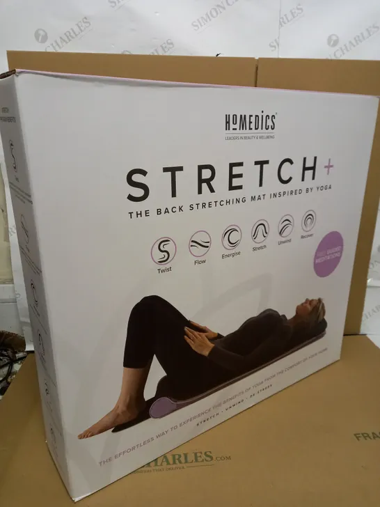 HOMEDICS STRETCH+THE  BACK STRETCHING MAT INSPIRED BY YOGA