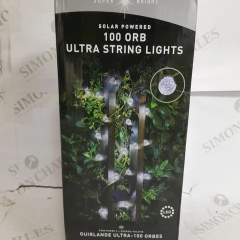 SOLAR STRINGLIGHTS - ULTRA 100 ORB