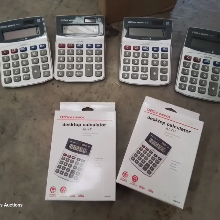 DEPOT AT711 JUMBO DISPLAY CALCULATORS 4335565Simon Charles Auctioneers