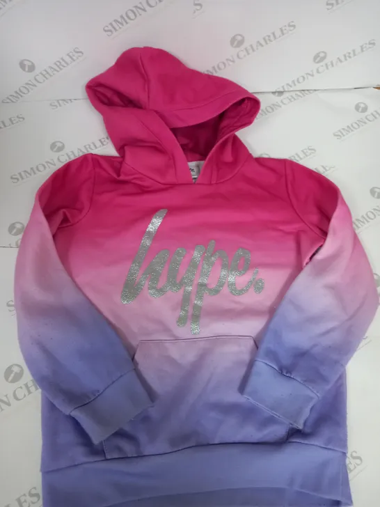 GIRLS HYPE LOGO HOODIE SIZE 11-12 YEARS