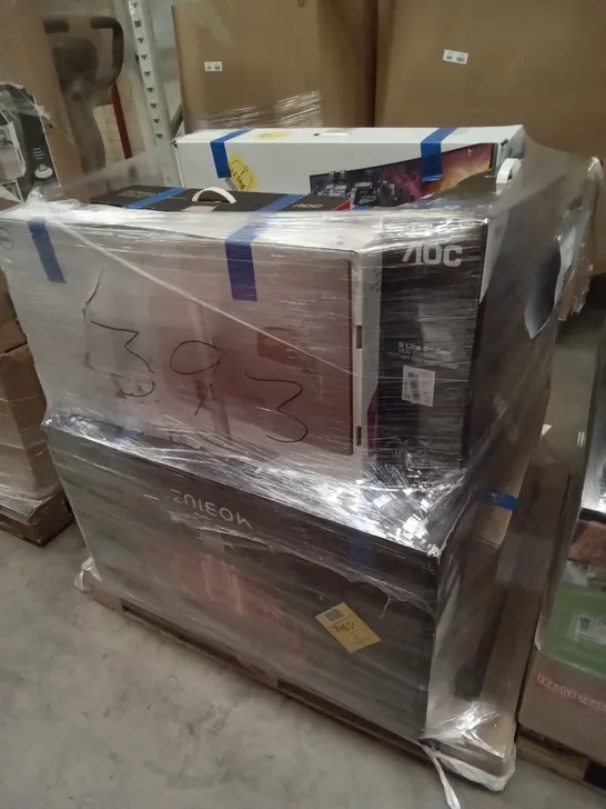 PALLET OF APPROXIMATELY 14 ASSORTED MONITORS INCLUDING 