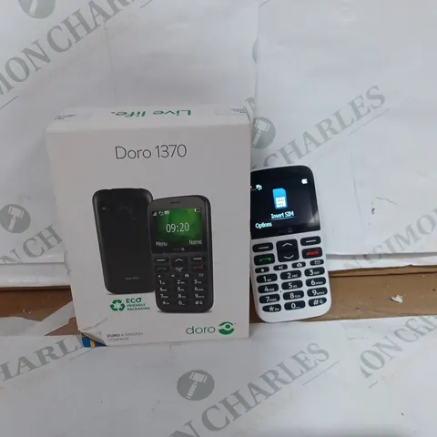 DORO 1370 MOBILE PHONE - WHITE