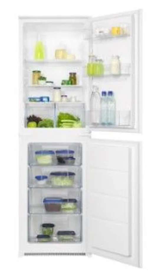 ZANUSSI INTEGRATED 50/50 FRIDGE FREEZER 267L Model ZNFN18FS5 RRP £542