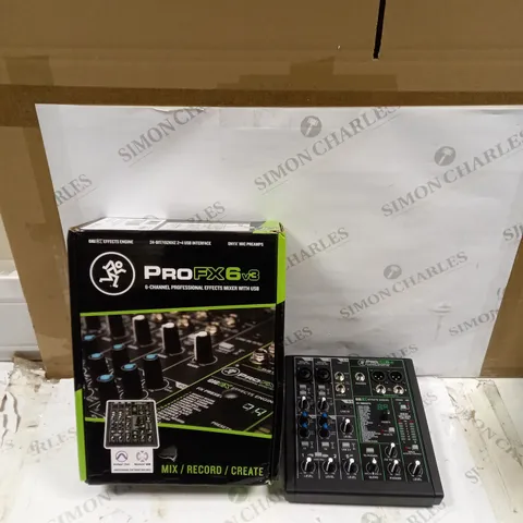 PRO FX6 V3 6 CHANNEL PROFESSIONAL EFFECTS MIXER