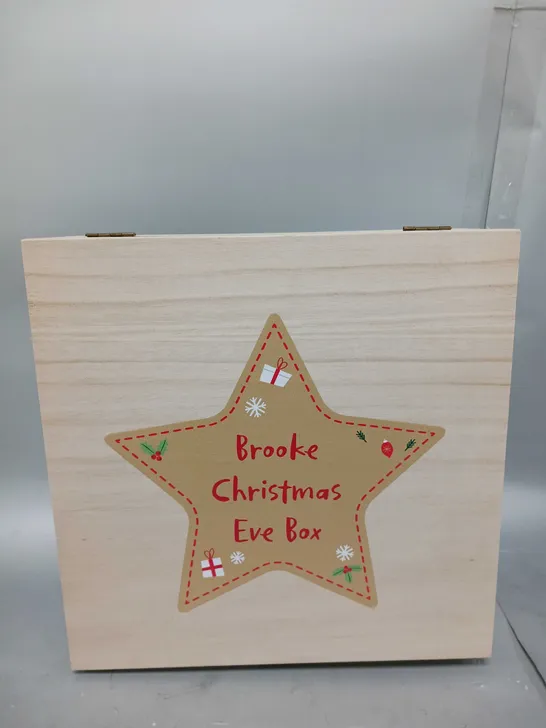 BOXED THE PERSONALISED MEMENTO COMPANY STAR CHRISTMAS EVE BOX RRP £24.99