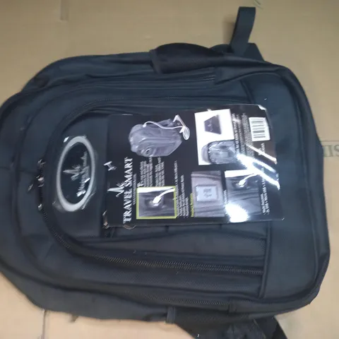 VIVIEN KONDOR TRAVEL SMART BACKPACK IN BLACK