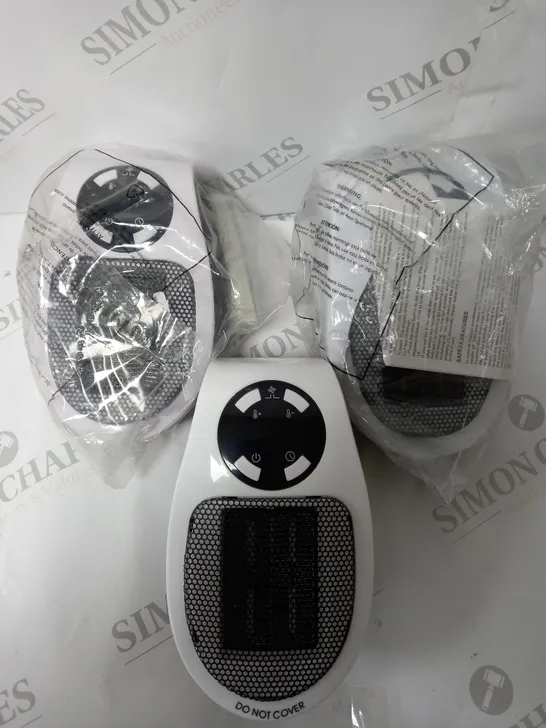 SET OF 3 PORTABLE HEATER FAN 