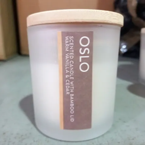 APPROXIMATELY ASSORTED 22 OSLO SCENTED CANDLES 120G