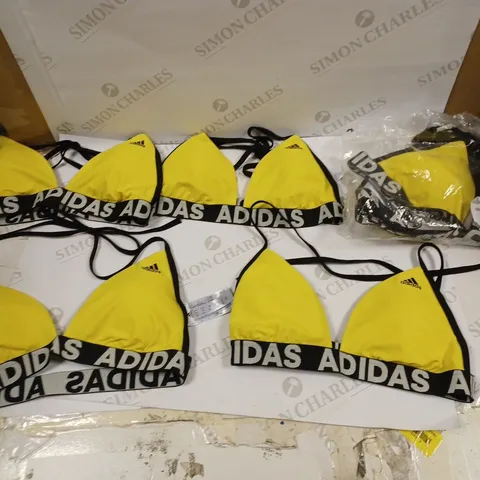 ADIDAS YELLOW/BLACK BIKINI X5