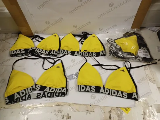 ADIDAS YELLOW/BLACK BIKINI X5