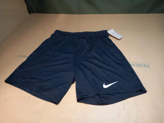 MENS BLACK NIKE LOGO SHORTS SIZE LARGE