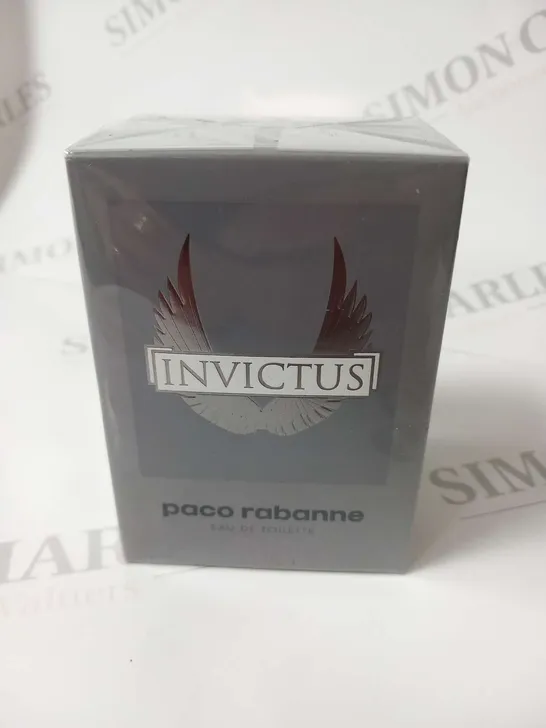 BOXED AND SEALED PACO RABANNE "INVICTUS" EAU DE TOILETTE 50ML