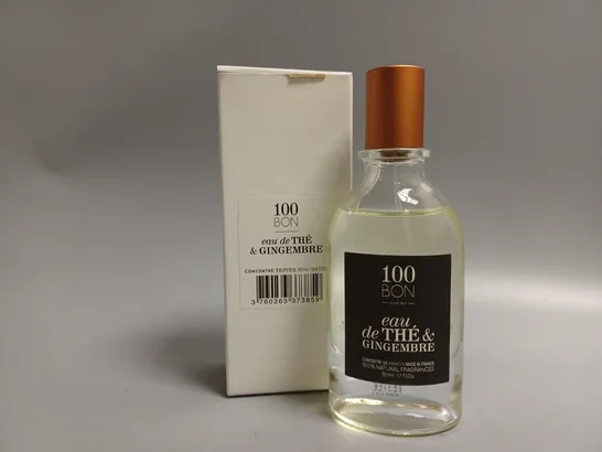 5 BOXED 100BON EAU DE THE & GINGEMBRE (5 x 50ml)