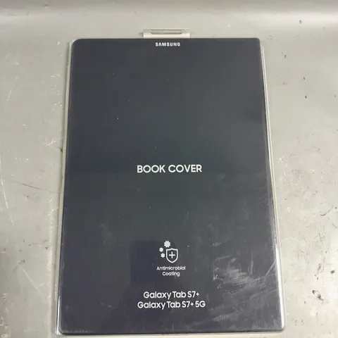 BOXED SAMSUNG GALAXY TAB S7+ BOOK COVER 