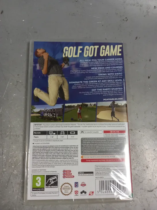 SEALED PGA TOUR 2K21 FOR NINTENDO SWITCH 