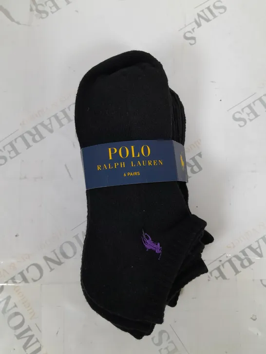 POLO RALPH LAUREN ANKLE SOCKS -X6 