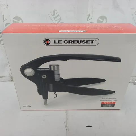BOXED AND SEALED LE CREUSET LEVER CORKSCREW (LM250)