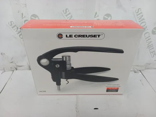 BOXED AND SEALED LE CREUSET LEVER CORKSCREW (LM250)