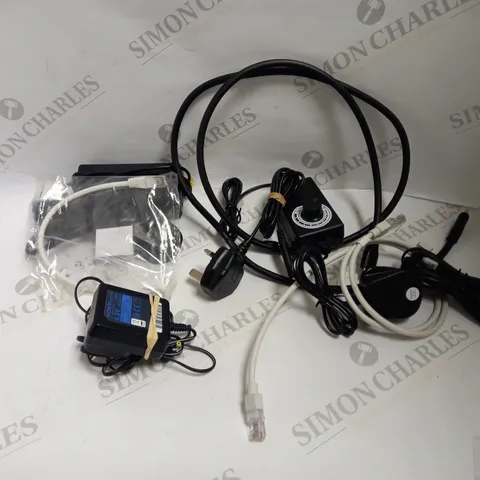 LARGE QUANTITY OF ELECTRICAL CABLES TO INCLUDE HDMI CABLES, ETHERNET CABLES, AC POWER ADAPTERS, ETC