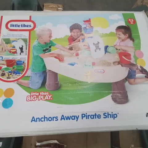 BOXED LITTLE TIKES ANCHORS AWAY PIRATE SHIP WATER TABLE - COLLECTION ONLY