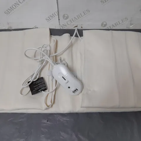 BOXED ONLINE HOME SHOP ELECTRIC BLANKET CREAM