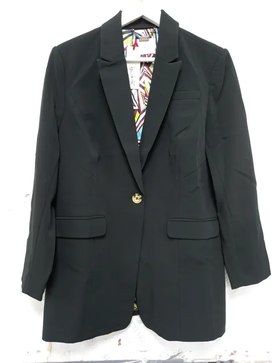 BEN DE LISI TAIL BLAZER IN BLACK - SIZE 16