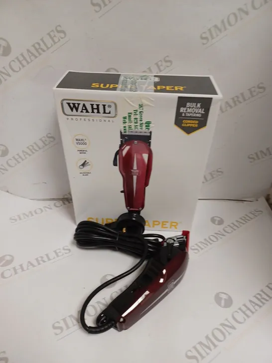 BOXED WAHL SUPER TAPER HAIR CLIPPERS 