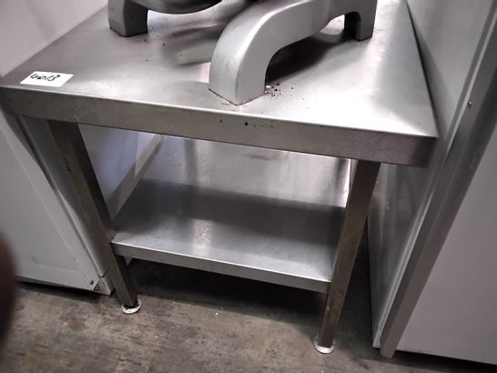 COMMERCIAL METAL LOW TWO TIER STAND