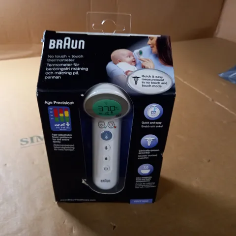 BRAUN NO TOUCH + TOUCH THERMOMETER - BNT400