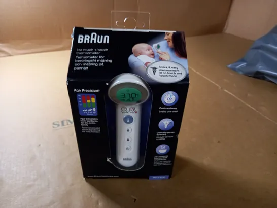 BRAUN NO TOUCH + TOUCH THERMOMETER - BNT400