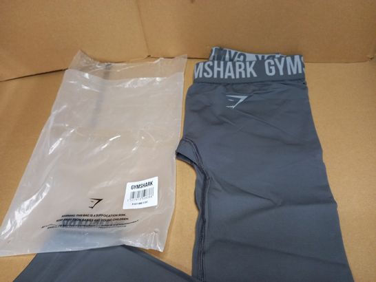 STYLE OF GYMSHARK SLATE GREY FITNESS LEGGINGS - SMALL