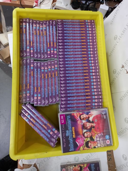 LOT OF APPROX 68 'THE INBETWEENERS MOVIE' DVDS