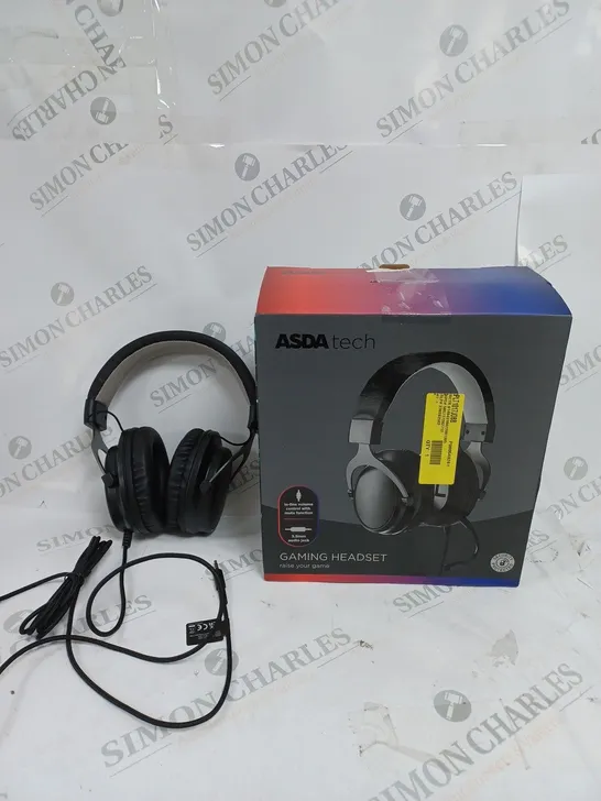 BOXED GAMING HEADSET IN BLACK  - 3.5MM AUDIO JACK