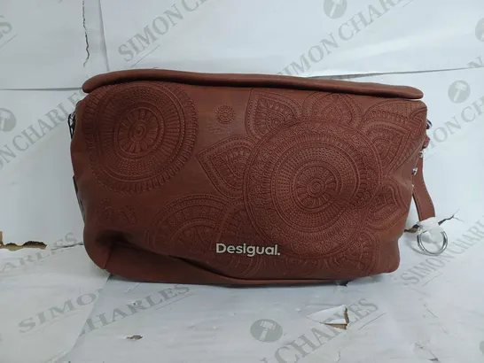 DESIGUAL BROWN POUCH BAG 