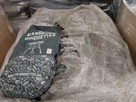 PALLET OF APPROXIMATELY 100X 5KG BAGS OF CHARCOAL BARBECUE BRIQUETTES 