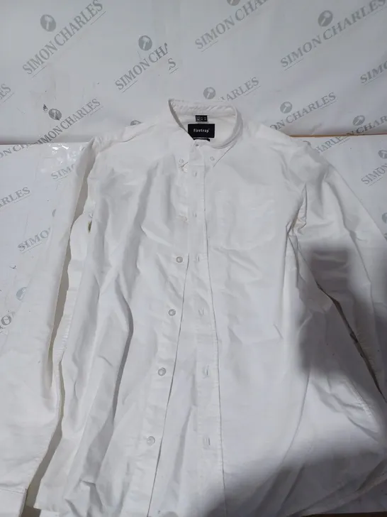 FIRETRAP BASIC WHITE SHIRT - MEDIUM